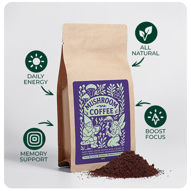 Mushroom Coffee Fusion - Lion’s Mane & Chaga 4oz