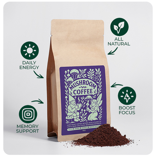 Mushroom Coffee Fusion - Lion’s Mane & Chaga 4oz